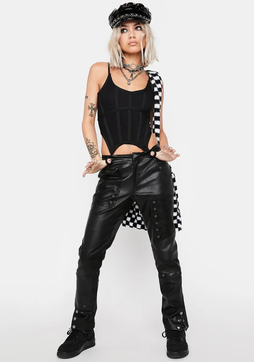 Black Cami Bustier Top sold by Dolls Kill product image thumbnail 3