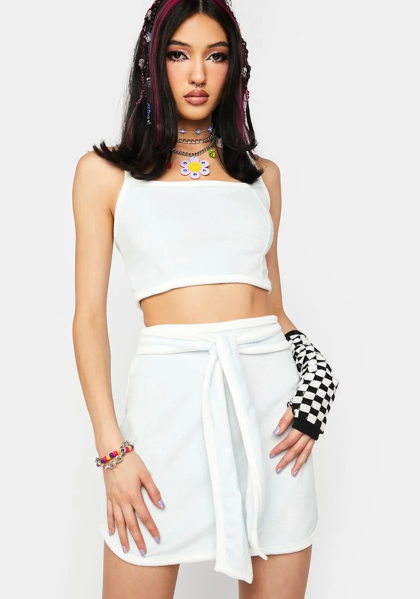 Tag Me Now Skirt Set sold by Dolls Kill