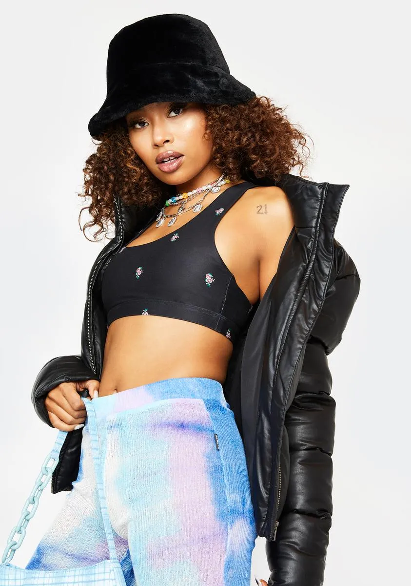 Ditsy Print Studio Sports Bra sold by Dolls Kill product image thumbnail 2