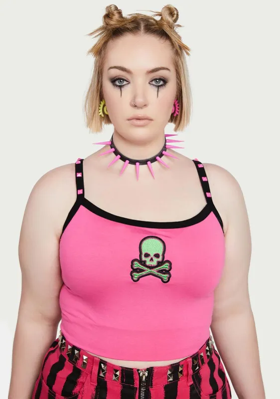 Plus Bad Joke Crop Top sold by Dolls Kill