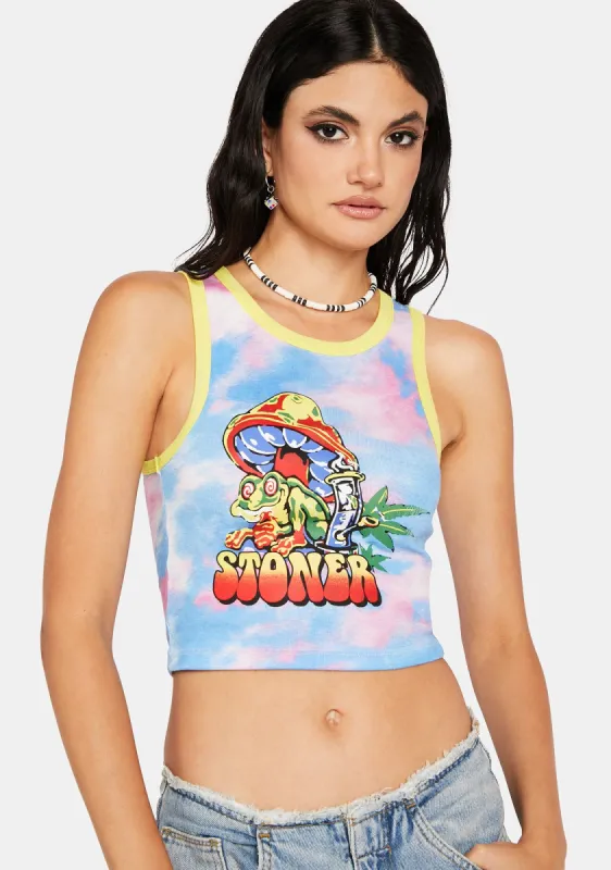Stoner Mushroom Crop Tank sold by Dolls Kill