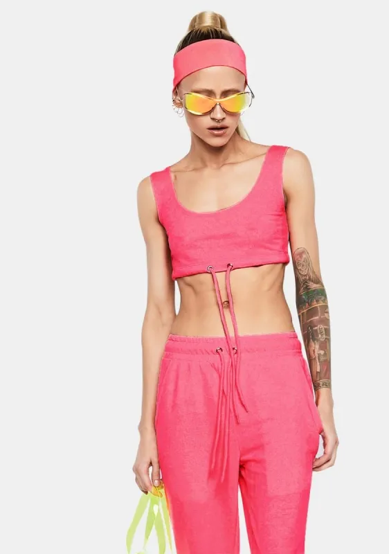 Bubblegum Fairy Flurry Sweatpants Set sold by Dolls Kill