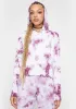 Tie Dye Crop Hoodie sold by Dolls Kill