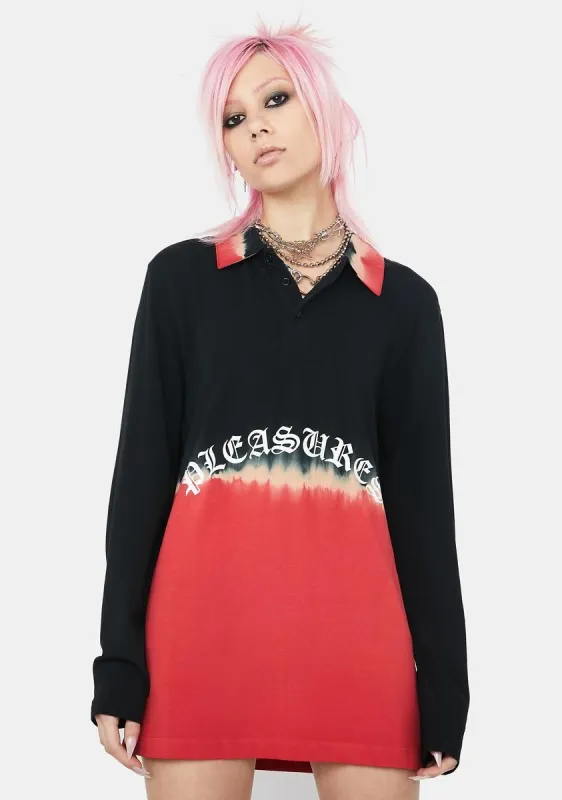 Crisis Polo Shirt sold by Dolls Kill