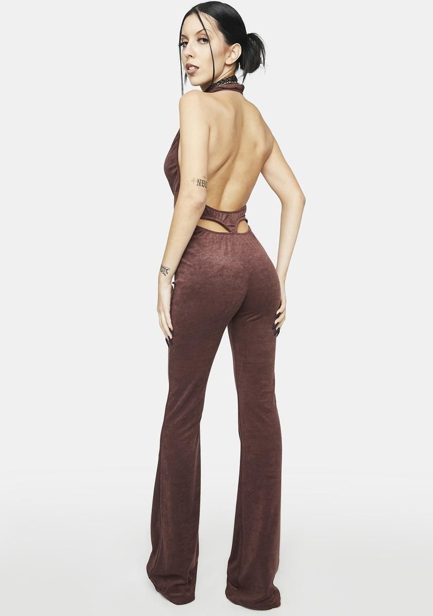 Terri Open Back Jumpsuit sold by Dolls Kill product image thumbnail 4