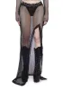 Temptations Fishnet Maxi Skirt sold by Dolls Kill