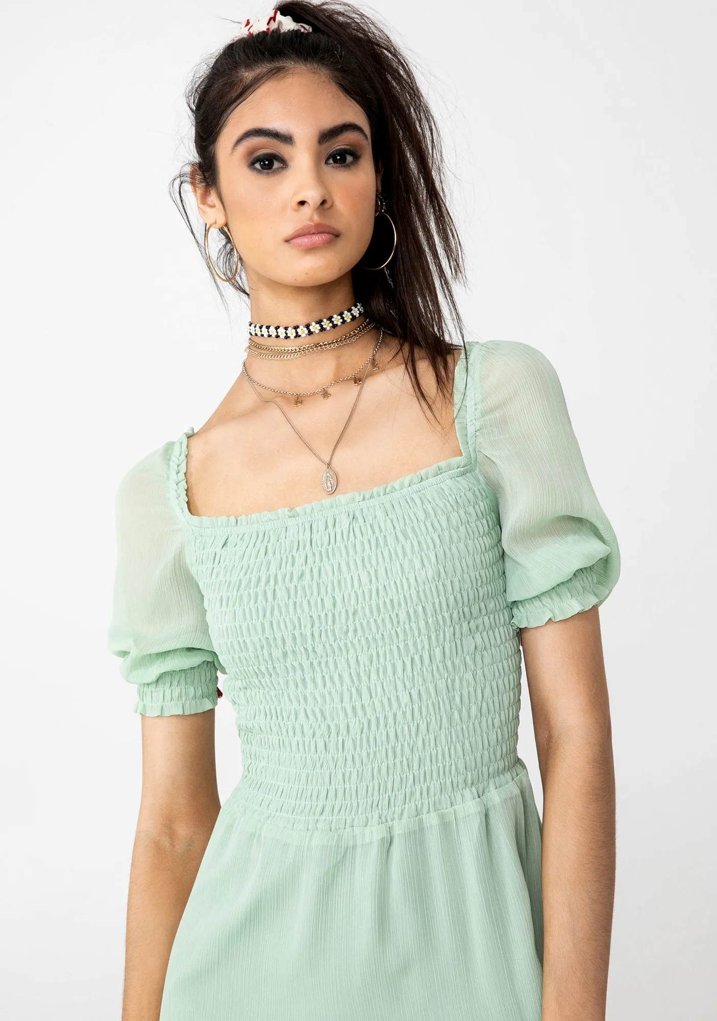 Puff Sleeve Midi Dress sold by Dolls Kill product image thumbnail 3