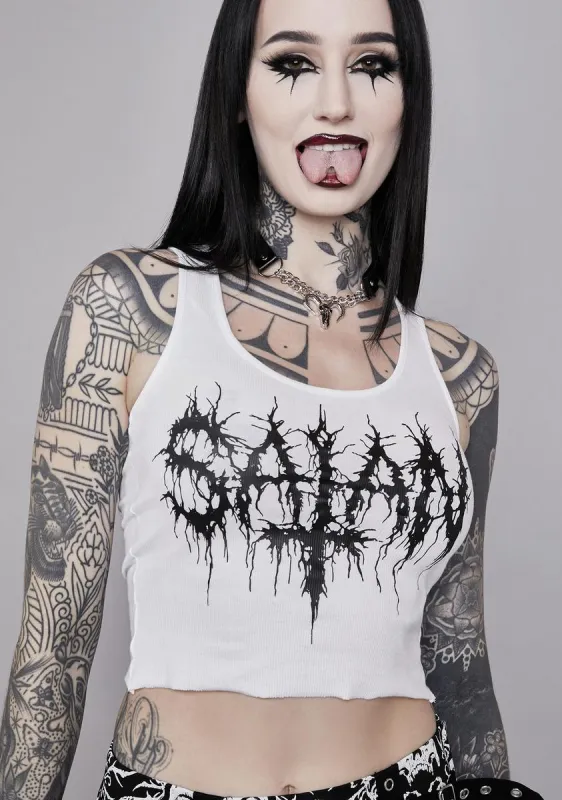 Satanic Veins Graphic Tank sold by Dolls Kill