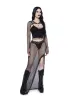 Temptations Fishnet Maxi Skirt sold by Dolls Kill