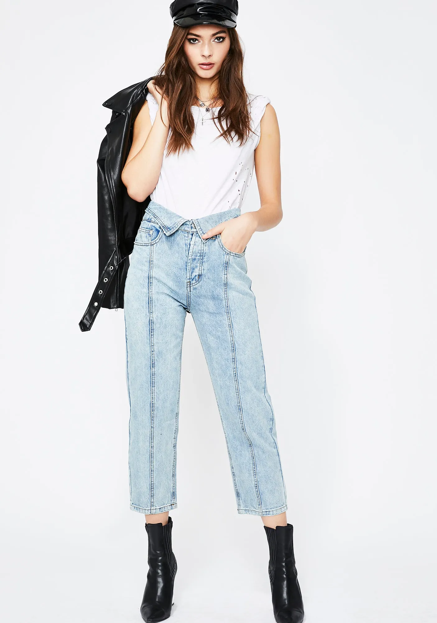 Number One Requester Mom Jeans sold by Dolls Kill product image thumbnail 2