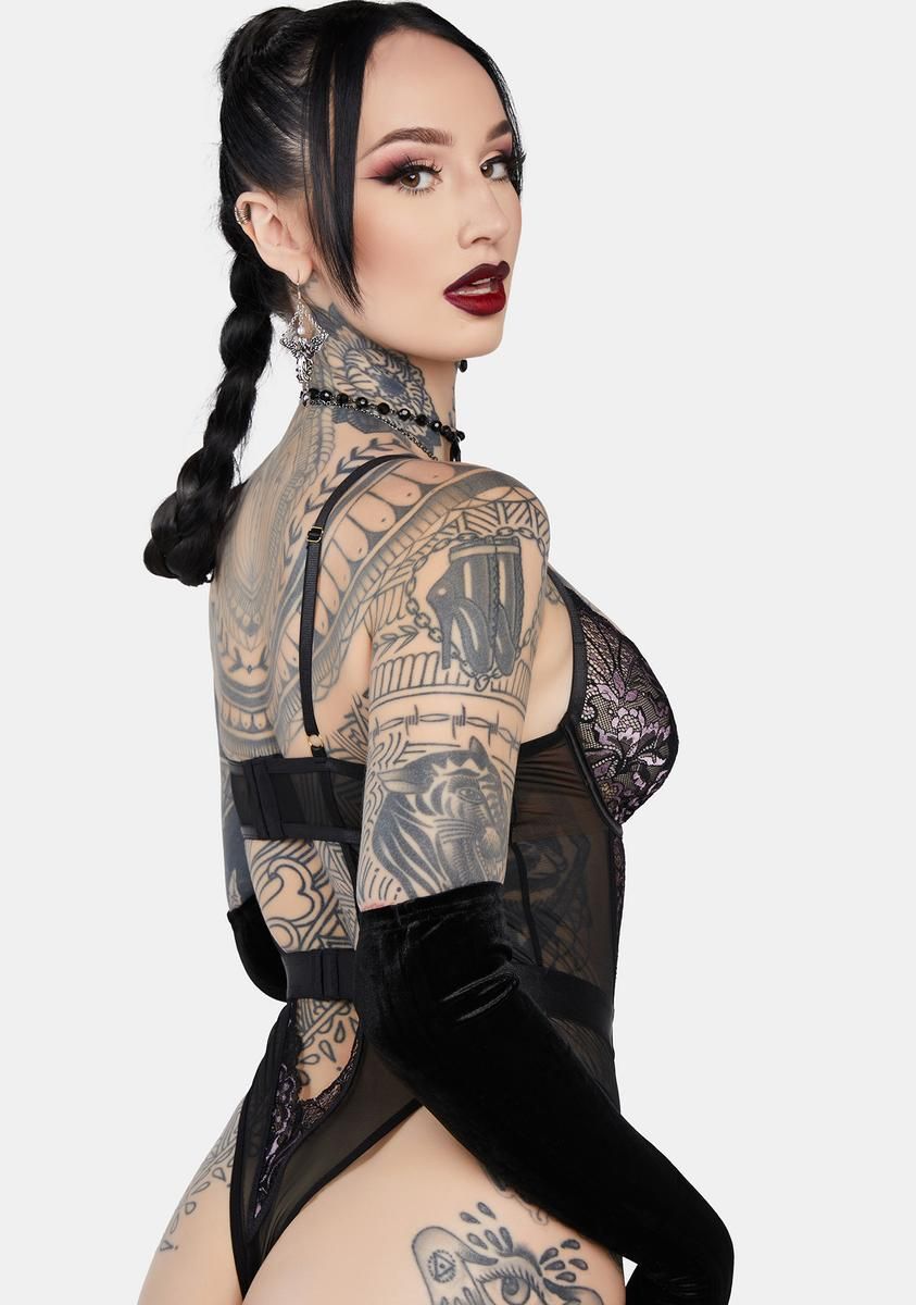 Riley Lace Teddy sold by Dolls Kill product image thumbnail 3