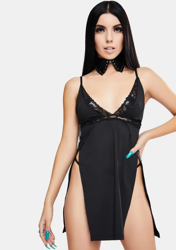 Forbidden Romance Babydoll Chemise Set sold by Dolls Kill