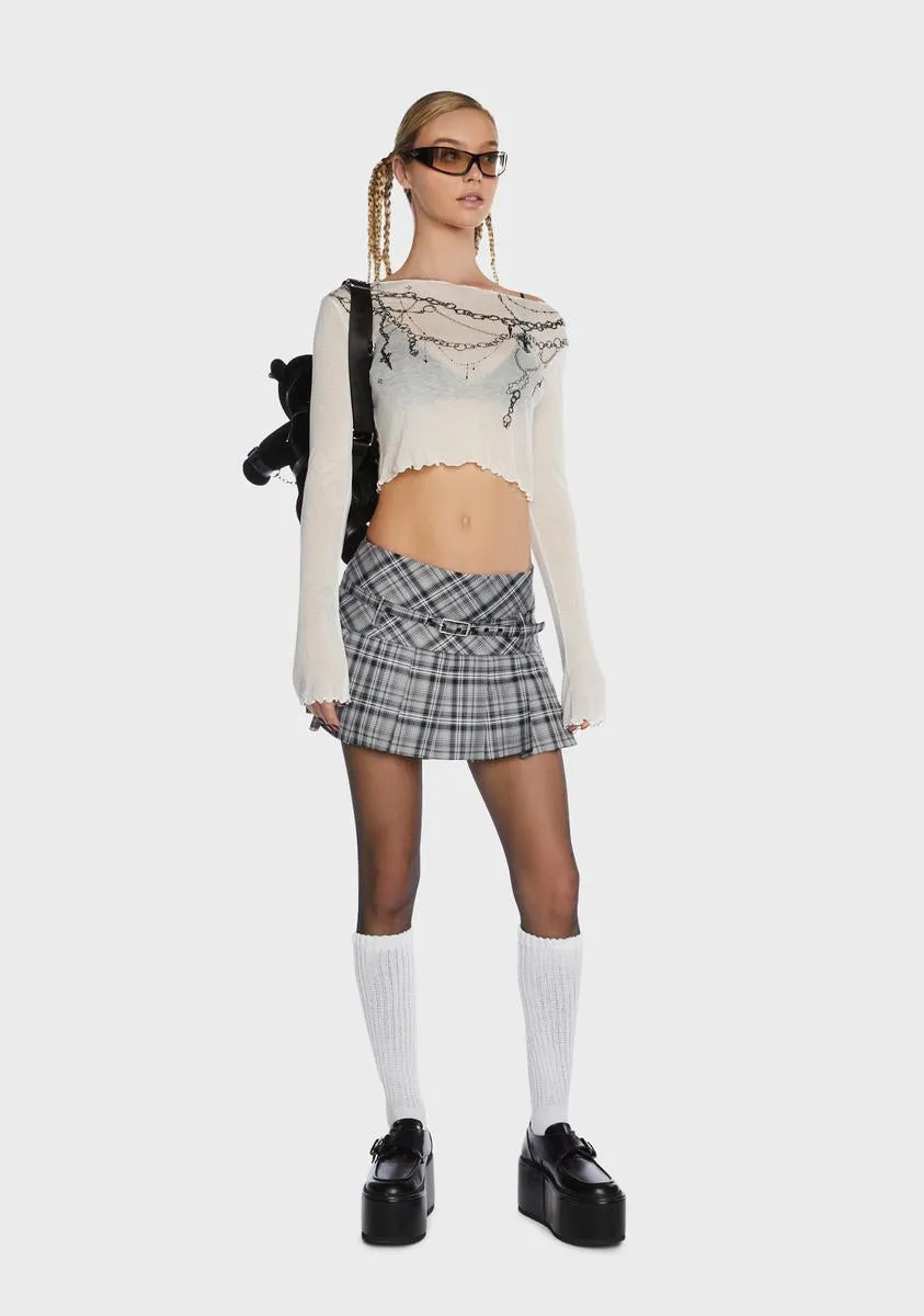 Alex Sheer Knit Top sold by Dolls Kill product image thumbnail 4