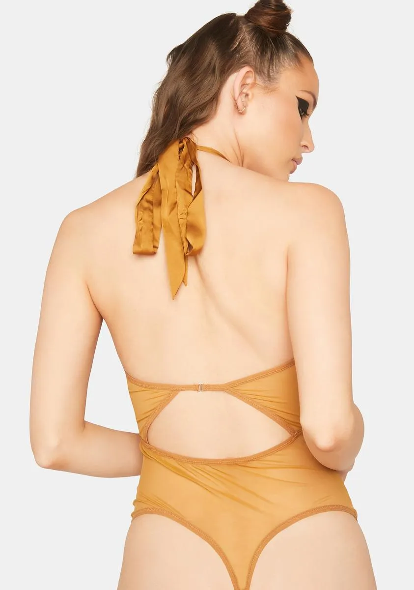 Gold Medusa Bodysuit sold by Dolls Kill product image thumbnail 4