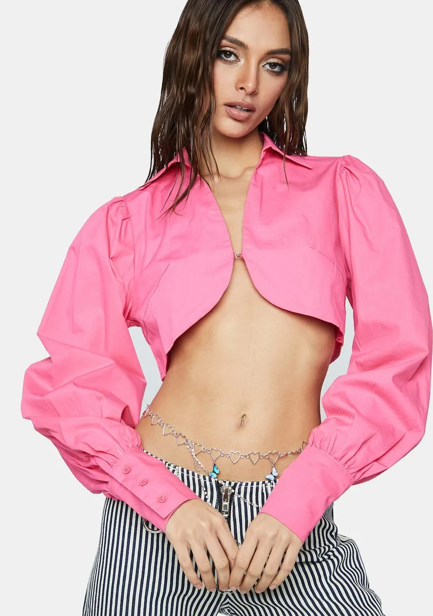 Petal Not So Pure Crop Top sold by Dolls Kill