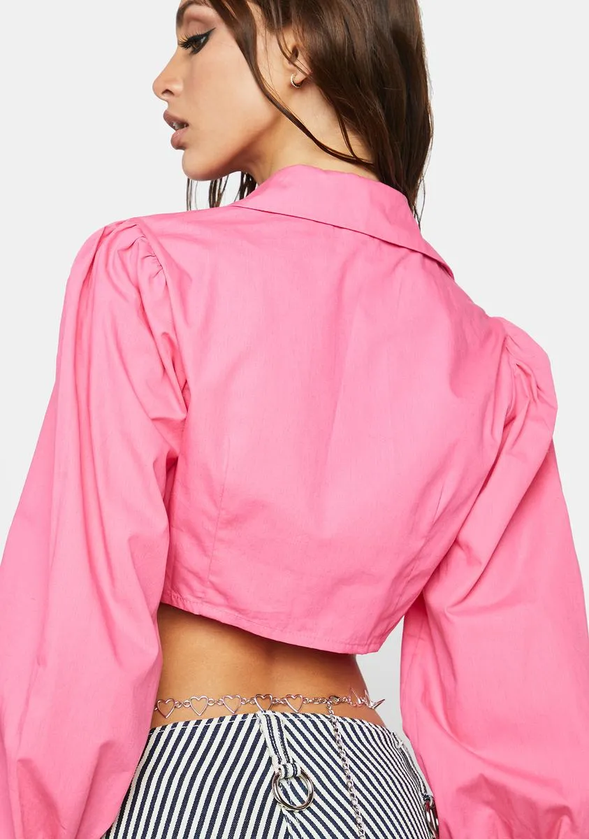 Petal Not So Pure Crop Top sold by Dolls Kill product image thumbnail 4