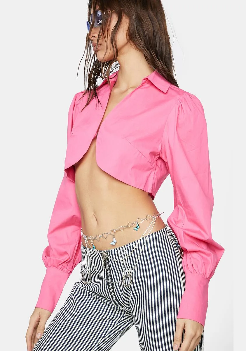 Petal Not So Pure Crop Top sold by Dolls Kill product image thumbnail 2