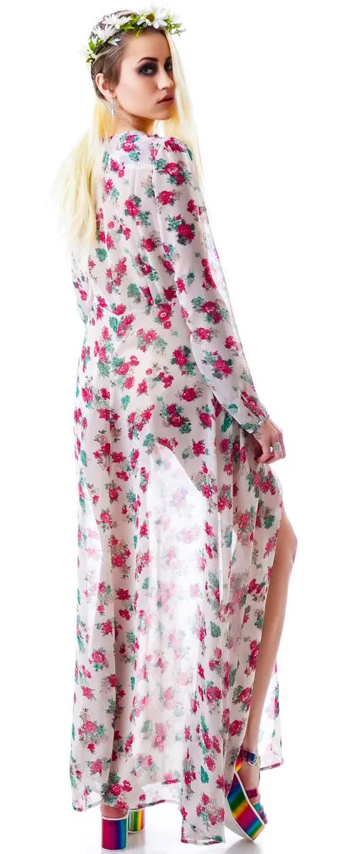 Secret Garden Floral Maxi Dress sold by Dolls Kill product image thumbnail 2
