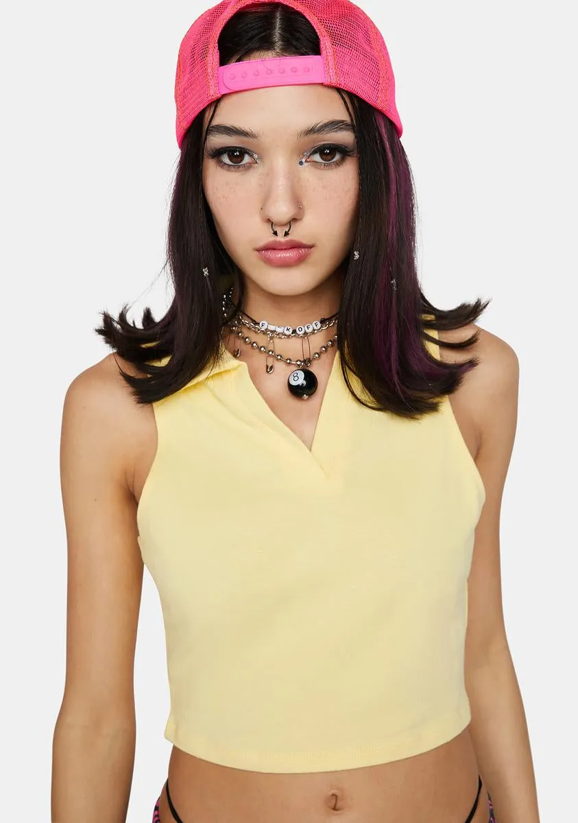 Butter Stay The Same Crop Tank sold by Dolls Kill