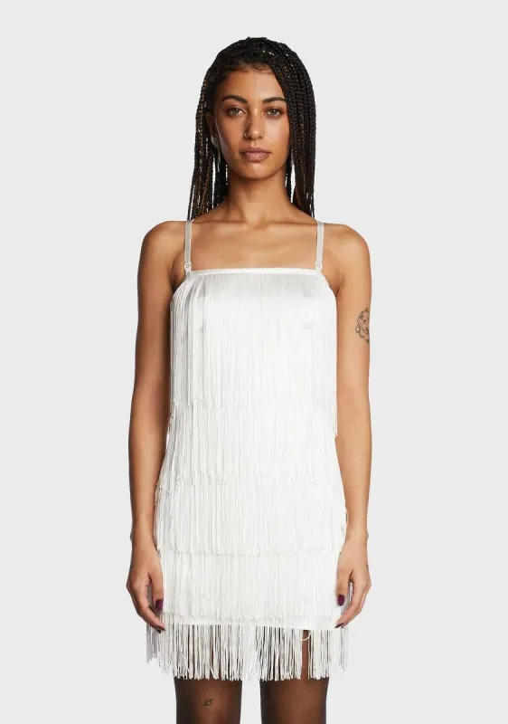 Pure Strut On You Fringe Dress sold by Dolls Kill