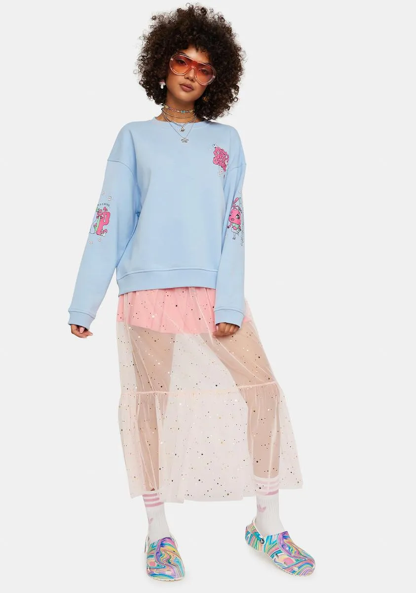 Cherry Trip Crewneck Sweatshirt sold by Dolls Kill product image thumbnail 3