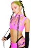 Candy Rude Awakening Harness Bra Top sold by Dolls Kill