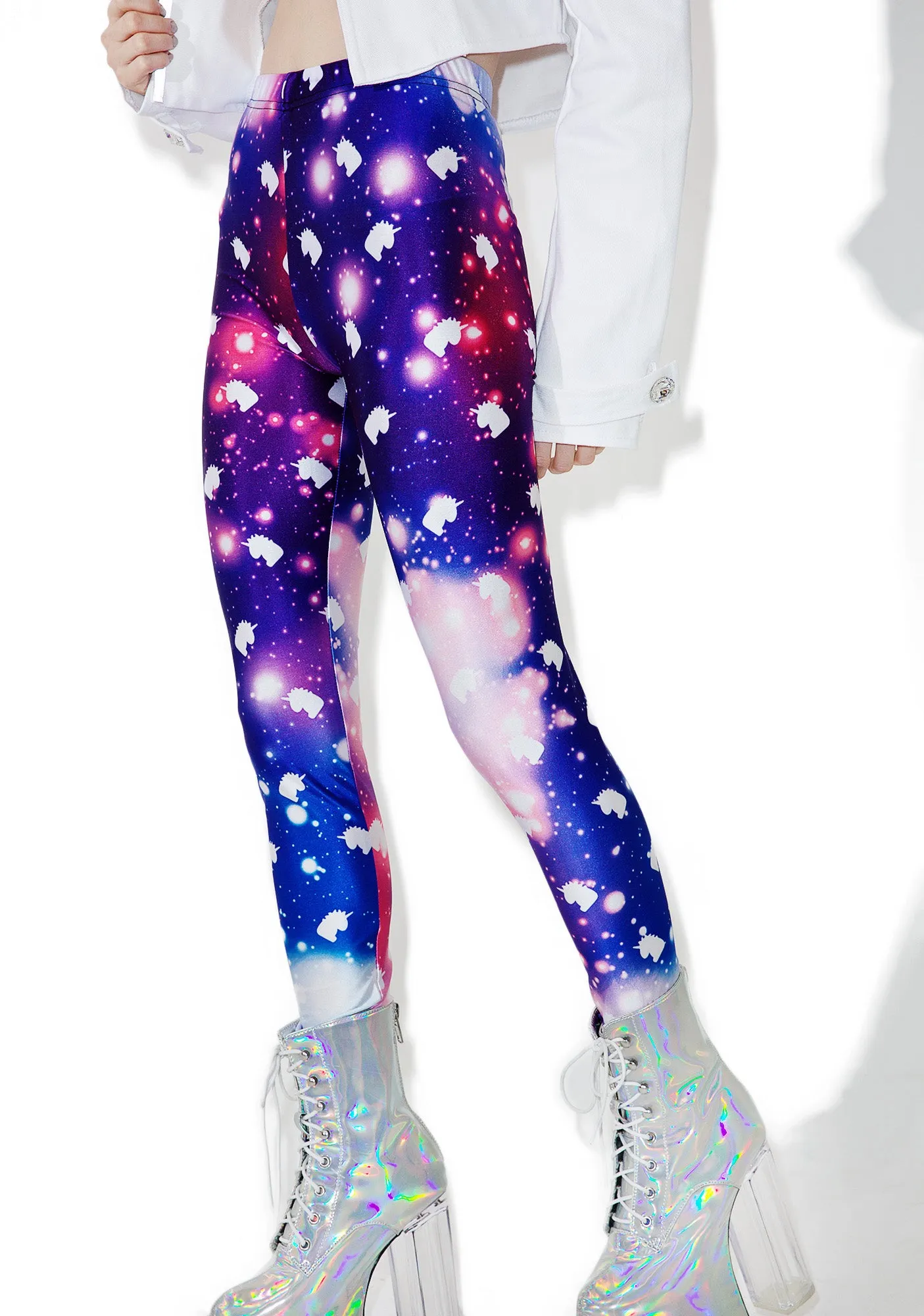 Uni Galaxy Leggings sold by Dolls Kill product image thumbnail 4