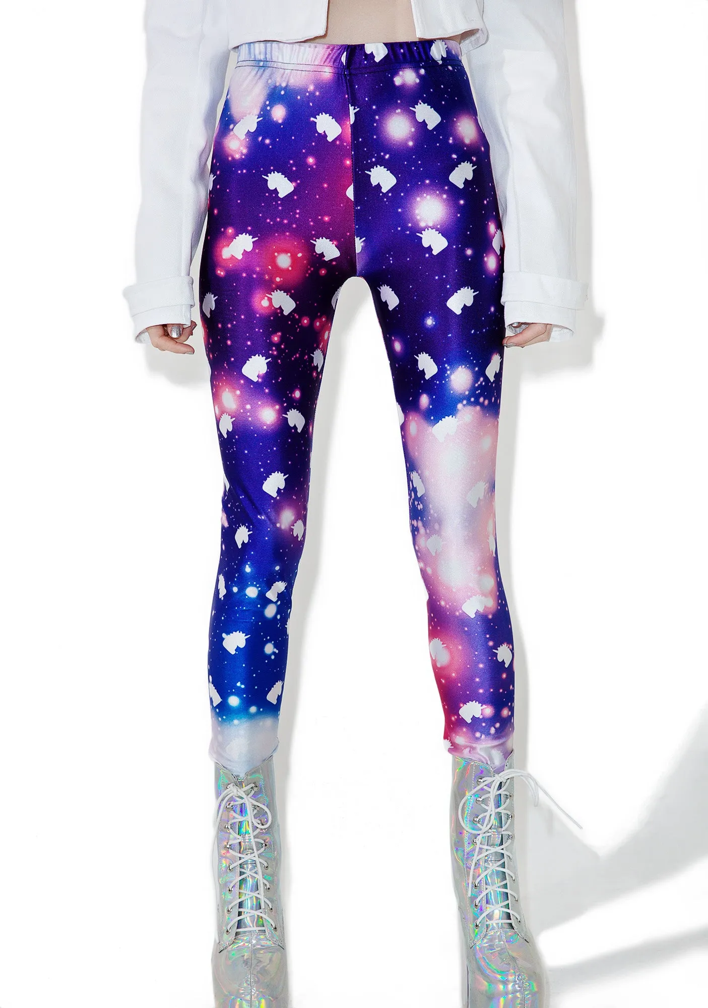Uni Galaxy Leggings sold by Dolls Kill product image thumbnail 5