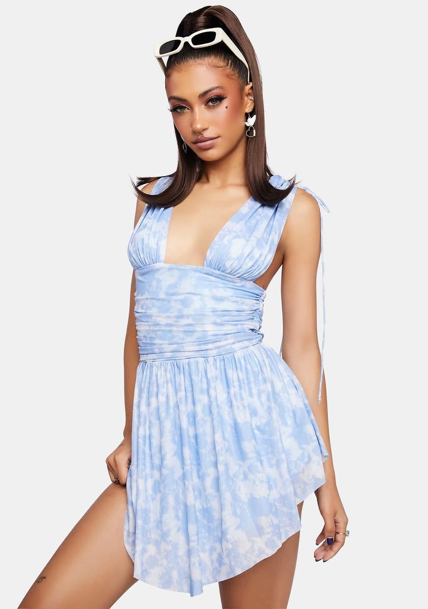 Icy Garden Goddess Mini Dress sold by Dolls Kill product image thumbnail 2
