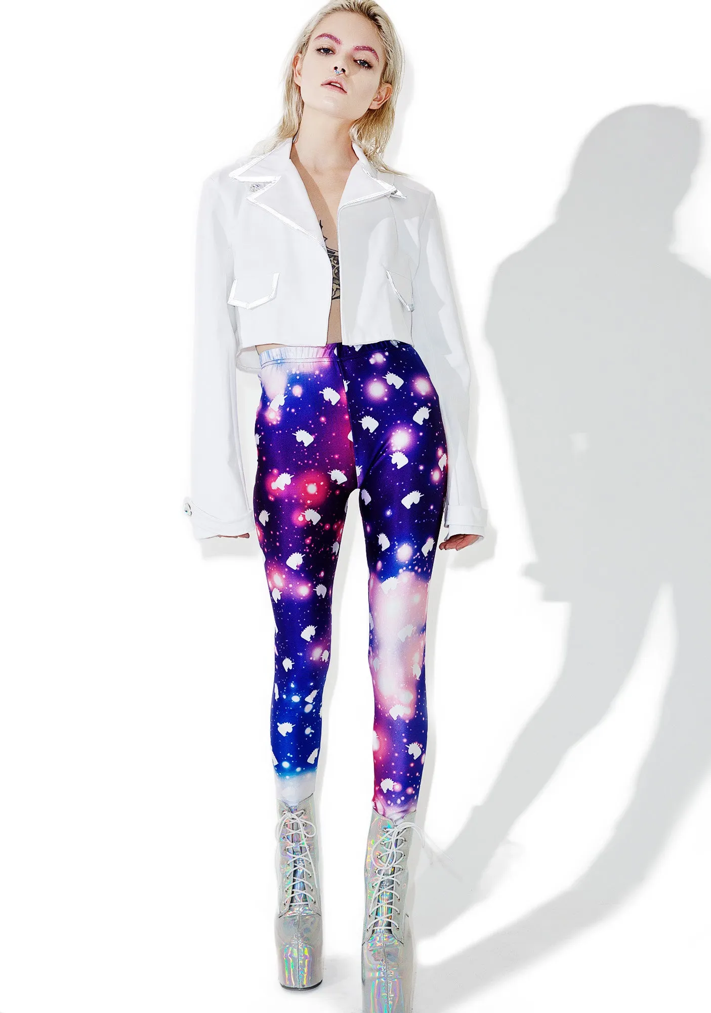 Uni Galaxy Leggings sold by Dolls Kill product image thumbnail 3