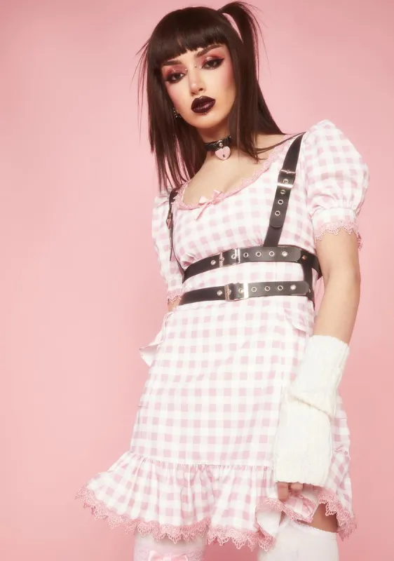 Cuter Than U Gingham Dress sold by Dolls Kill