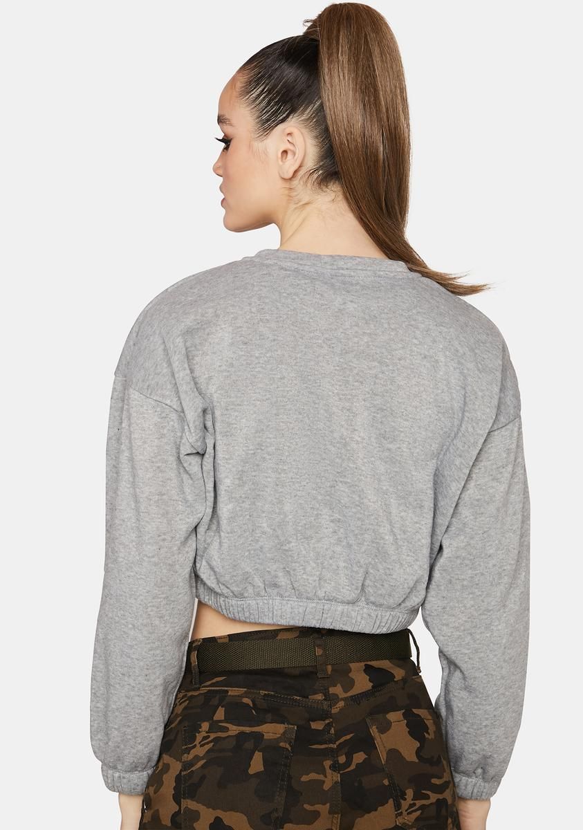 Misty Nice To Me Cropped Sweater sold by Dolls Kill product image thumbnail 4