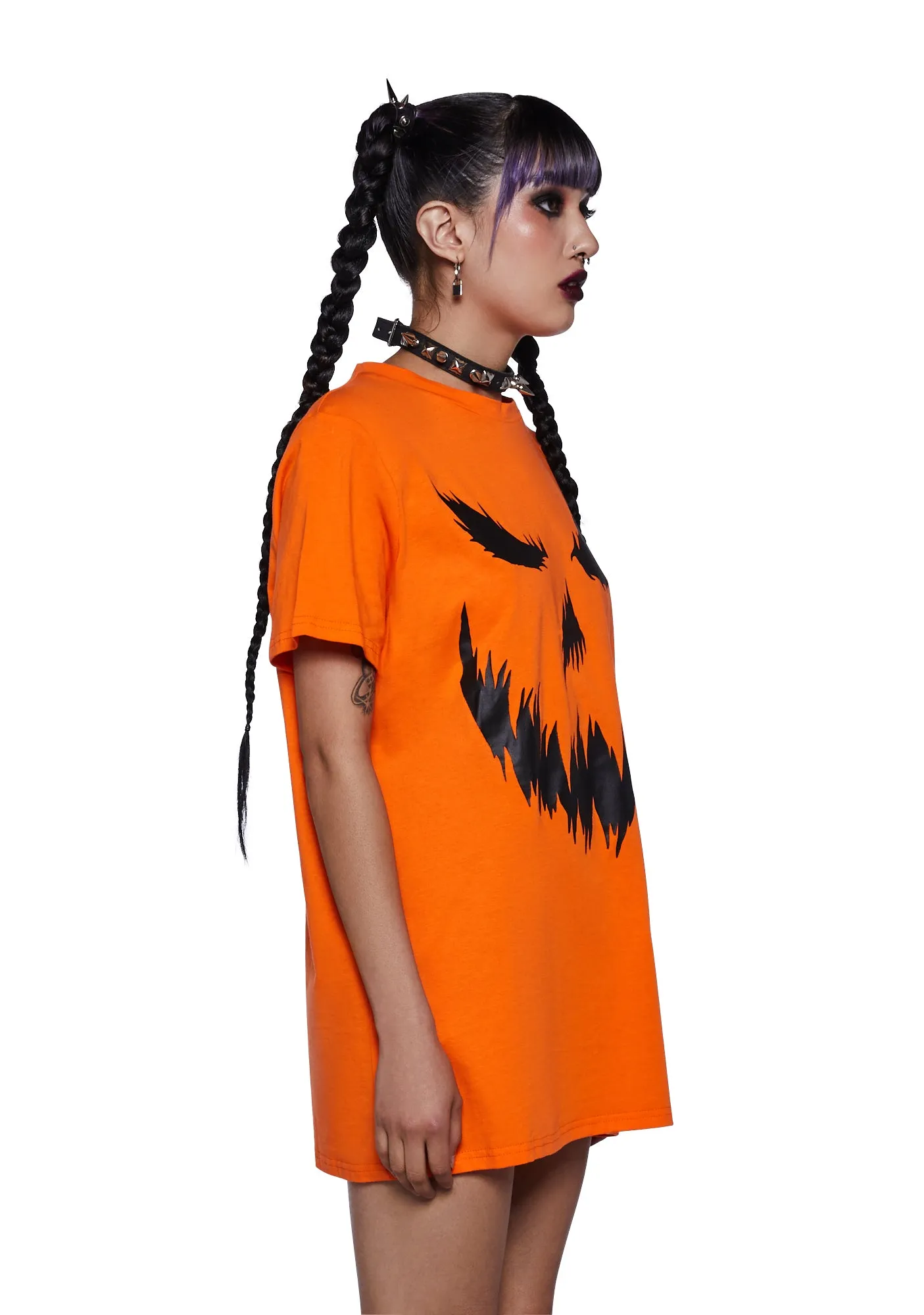 Pumpkin Posse Graphic Tee sold by Dolls Kill product image thumbnail 3