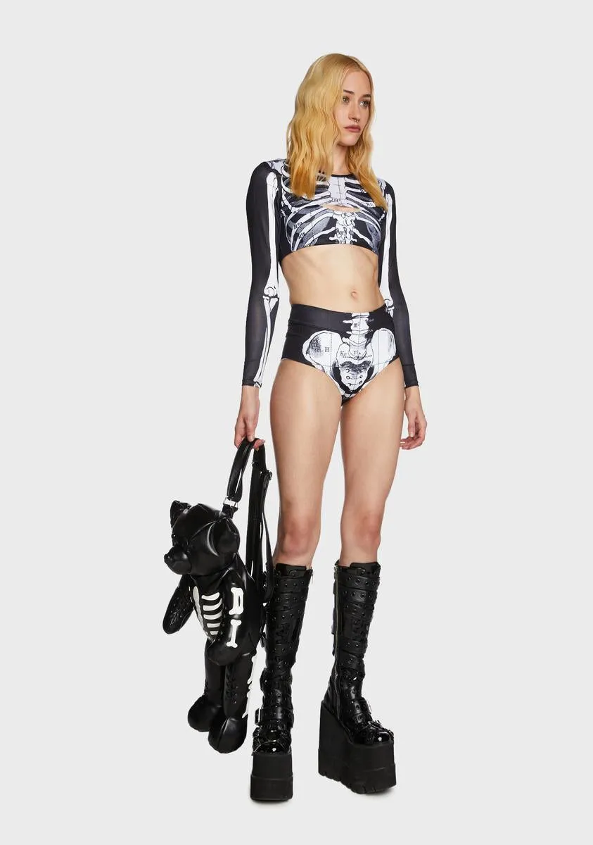 Skeleton Surf Bikini Set sold by Dolls Kill product image thumbnail 5