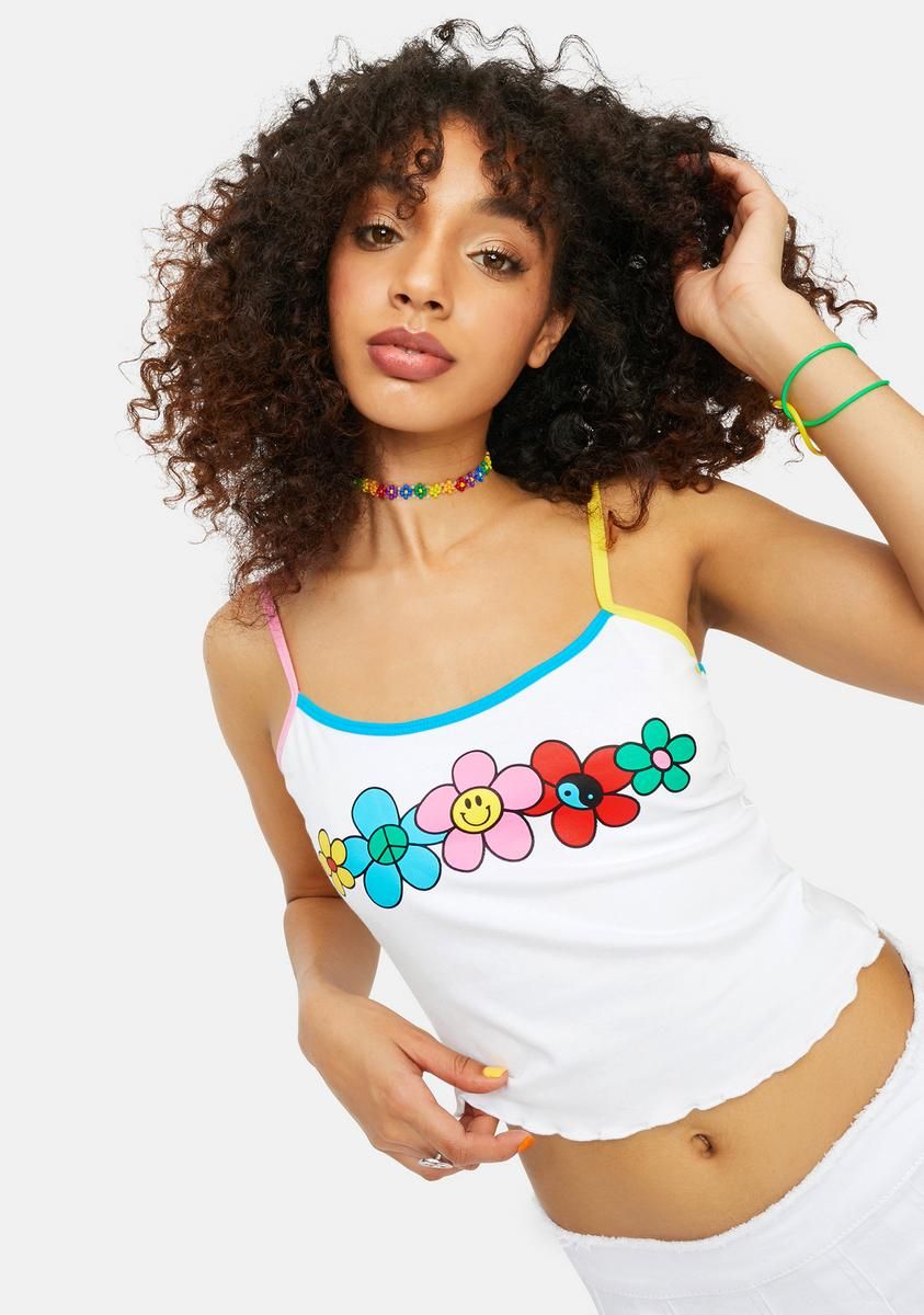 Tied Together Daisy Chain Crop Tank sold by Dolls Kill