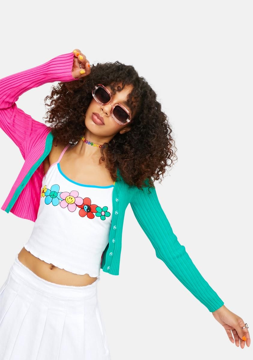 Tied Together Daisy Chain Crop Tank sold by Dolls Kill product image thumbnail 2