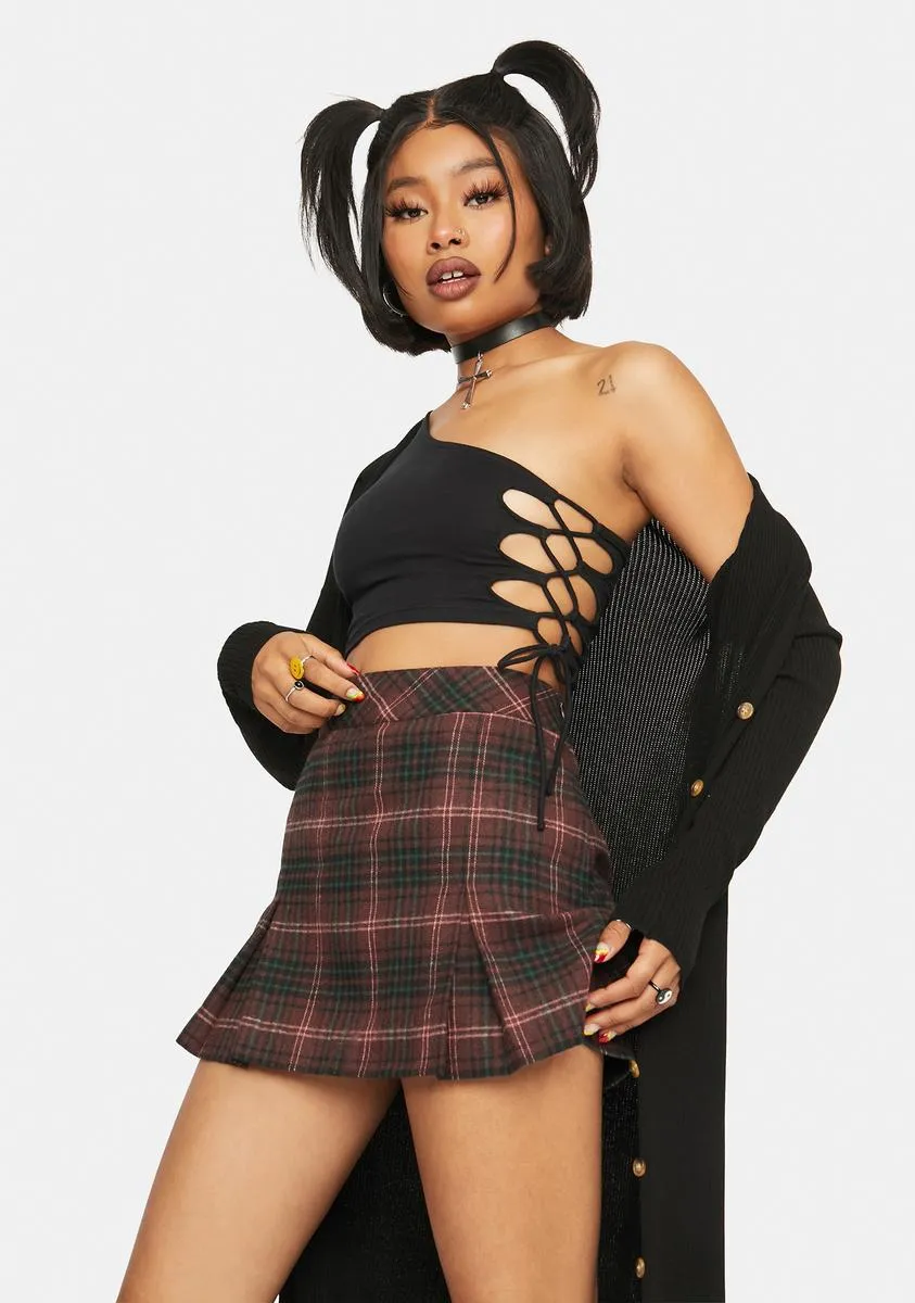 Nisma Lace-Up Top sold by Dolls Kill product image thumbnail 2