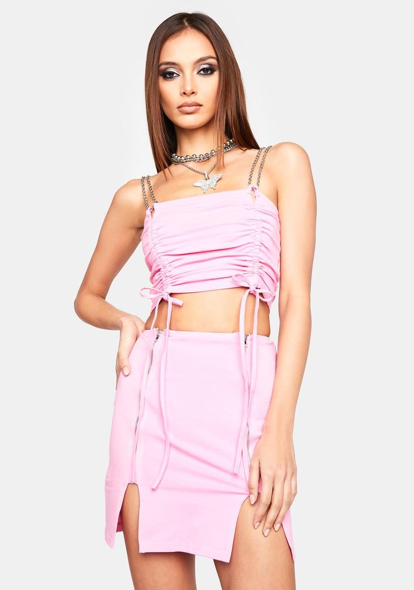 Girl On IG Skirt Set sold by Dolls Kill