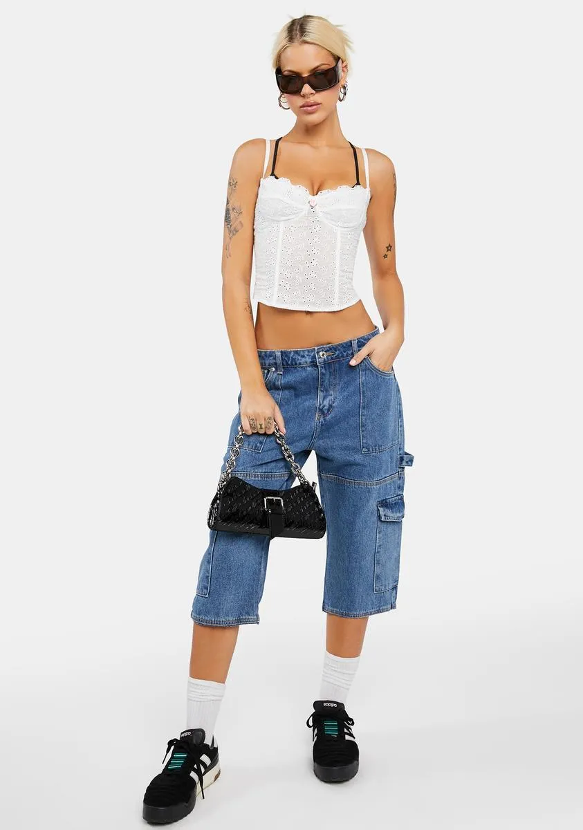 Tabi Cotton Lace Corset sold by Dolls Kill product image thumbnail 3