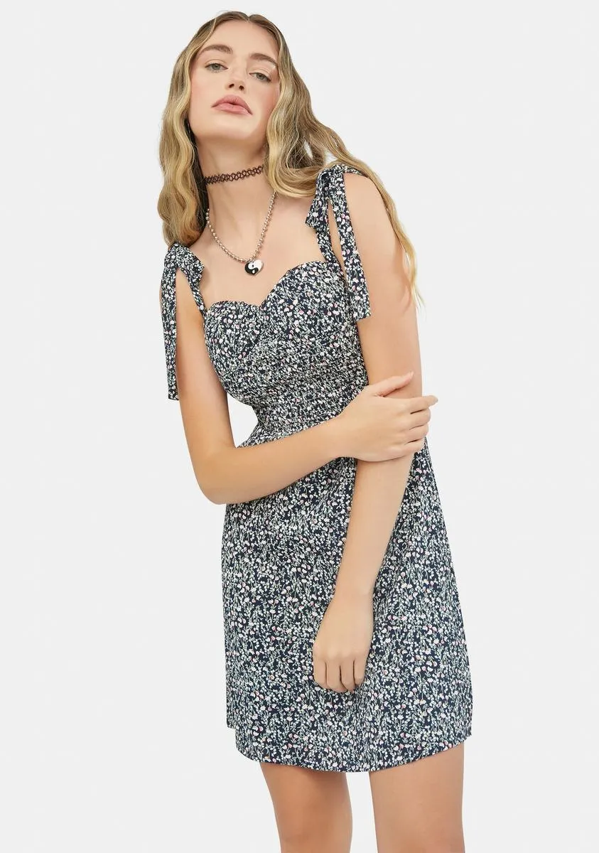 Sunshine In Spring Floral Sundress sold by Dolls Kill