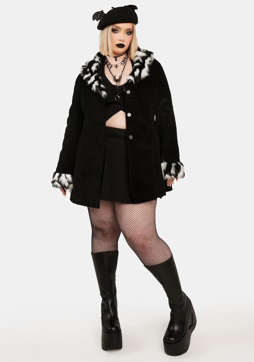 Plus Wicked Fashion Forward Fairy Corduroy Jacket sold by Dolls Kill product image thumbnail 3