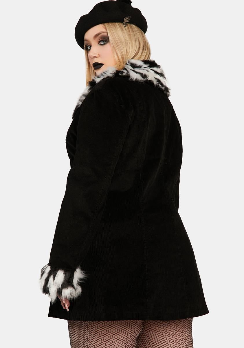 Plus Wicked Fashion Forward Fairy Corduroy Jacket sold by Dolls Kill product image thumbnail 4