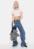 Short Sleeve Pink Crop Top sold by Dolls Kill