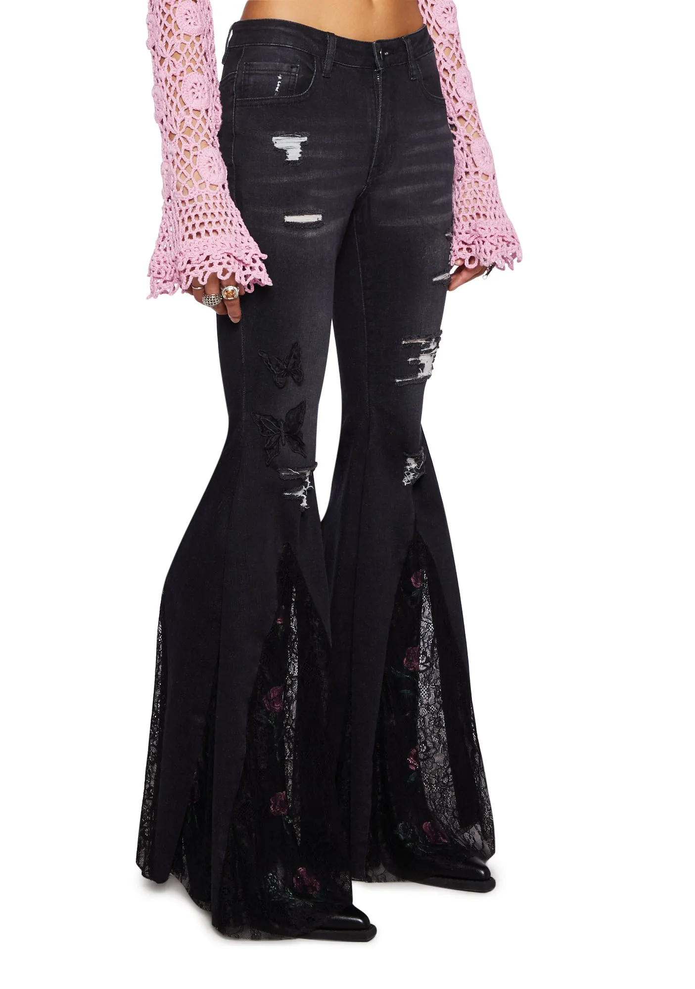 Chic Charisma Flare Pants sold by Dolls Kill product image thumbnail 4