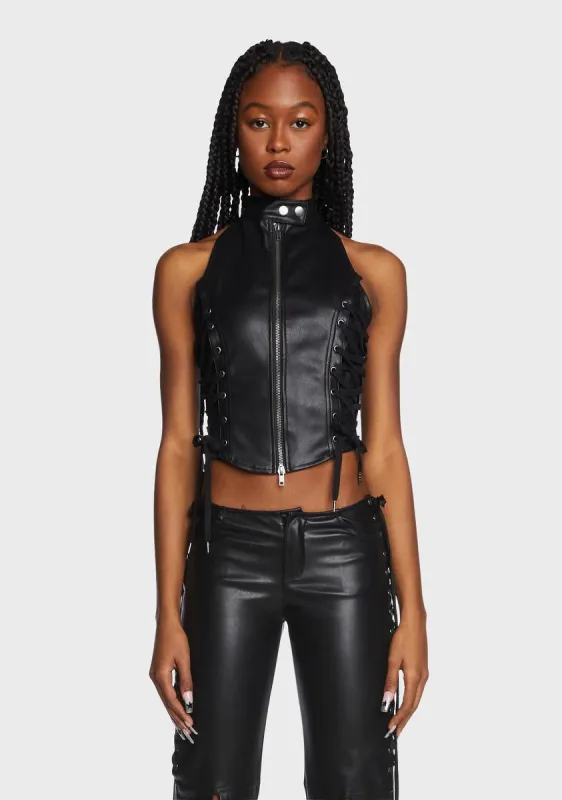 Symone Halter Top sold by Dolls Kill