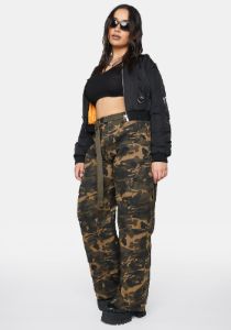 Plus Make No Mistake Wide Leg Pants sold by Dolls Kill