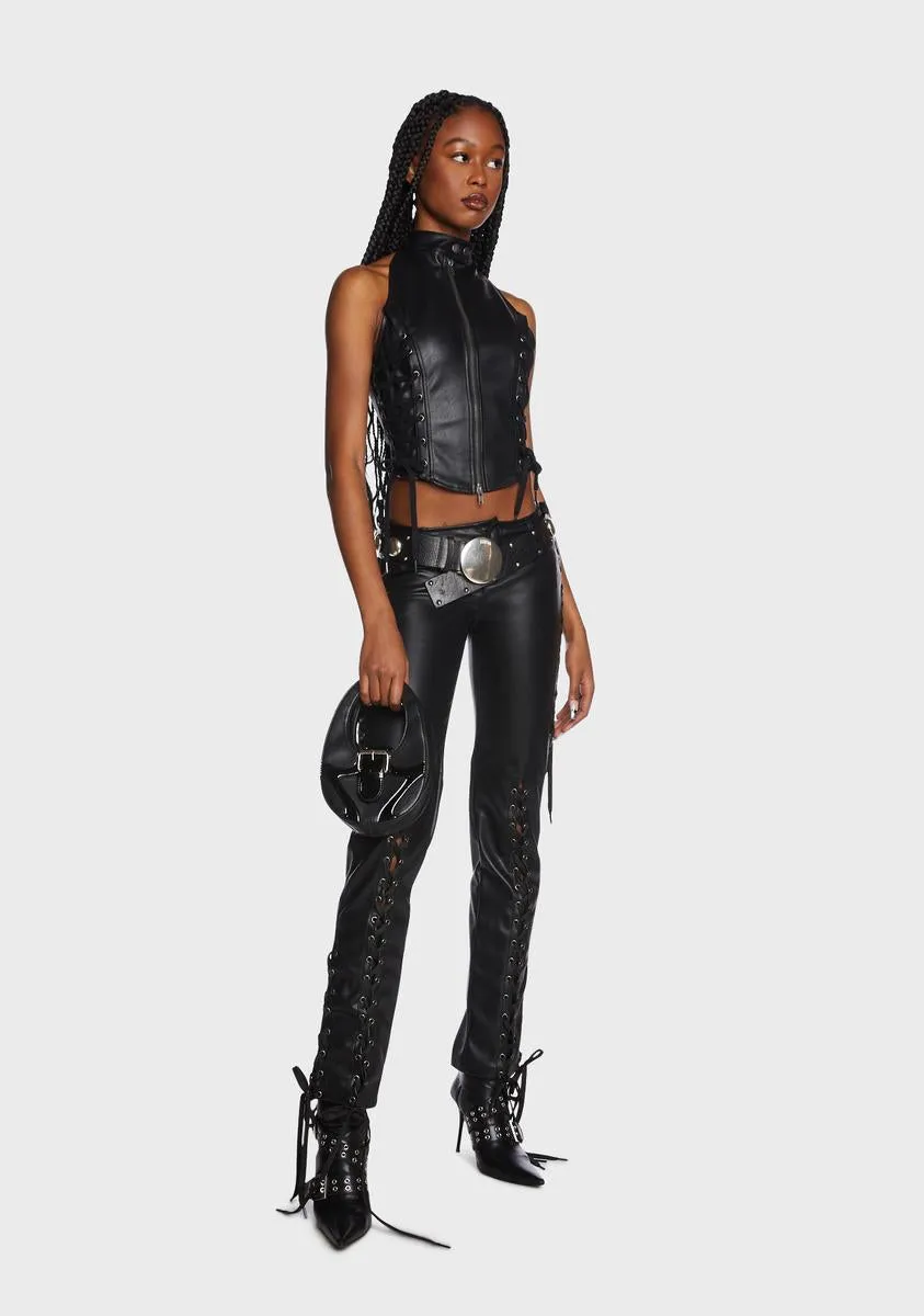 Lipstick Cubby One Shoulder Top sold by Dolls Kill product image thumbnail 2