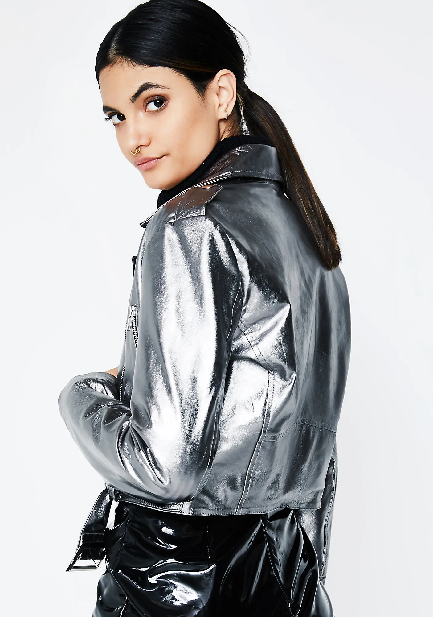 Electric Vibration Moto Jacket sold by Dolls Kill product image thumbnail 4