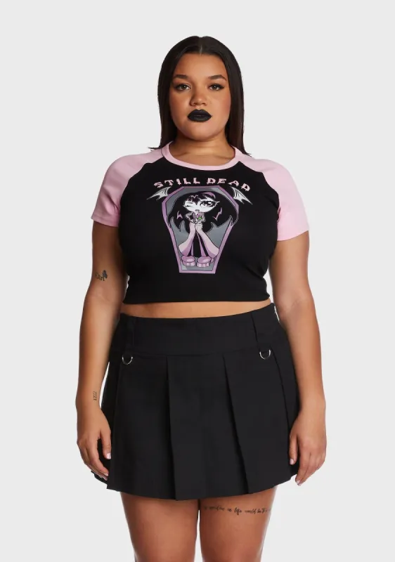 Plus Casket Keeper Baby Tee sold by Dolls Kill