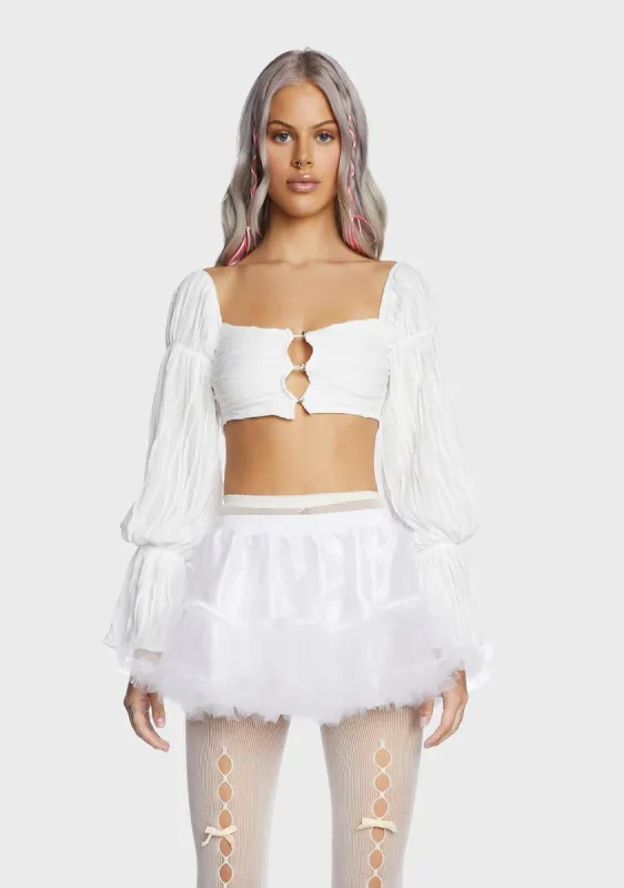 Angel Leaps And Bounds Crop Top sold by Dolls Kill